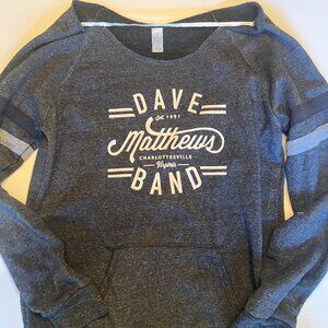 Dave Matthews Band Flashdance Off Shoulder Alternative Earth Sweatshirt